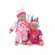 Mia puhatestű baba, többféle színű ruhában 25 cm Dolls World