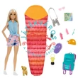 Barbie kempingező baba kiegészítőkkel 