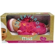 Mia puhatestű baba, többféle színű ruhában 25 cm Dolls World
