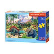Dinoszauruszok és vulkánok 120 db-os puzzle - Castorland 