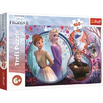 Trefl puzzle 160 db-os - Frozen, Jégvarázs 2. -Nővérek kalandja