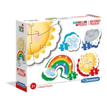 Első Supercolor puzzle 4 az1-ben - Időjárás -Clementoni 