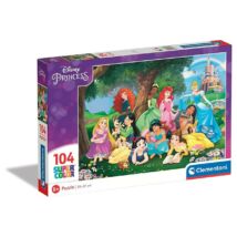 Disney Princess, hercegnők 104 db-os szuper színes puzzle - Clementoni 