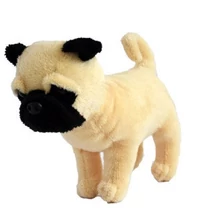 Mopsz plüss kutya 15 cm 