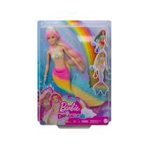 Barbie Dreamtopia - Színváltós szivárvány sellő baba 
