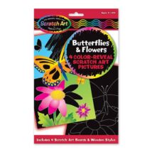 Melissa & Doug Kreatív játék:Képkarc-pillangók és virágok 