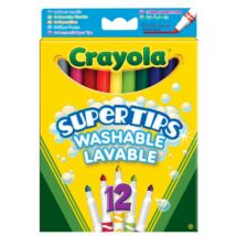 Crayola: 12 darabos vékony lemosható filctoll