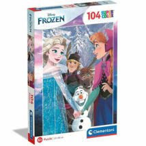 Frozen, Jégvarázs 104 db-os szuper színes puzzle -Clementoni 