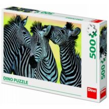 Három zebra 500 db-os puzzle Dino