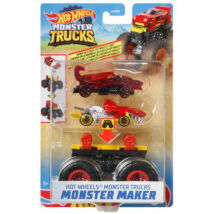 Hot Wheels Monster Trucks - Félelmetes szörnykészítő autó szett 