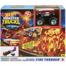 Hot Wheels Monster Trucks - Át a tűzön pálya szett 