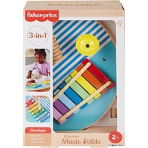 Fisher Price fa kisgyerek  xilofonos zeneasztal 3 db ütőhangszerrel  