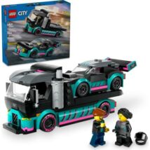 Lego City Versenyautó és autószállító teherautó 60406 