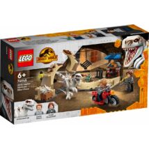 Lego Jurassic World-Atrociraptor dinoszaurusz - motoros üldözés 76945