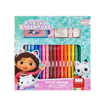 Gabi babaháza 18db-os nyomdaszett filctollal - Multiprint