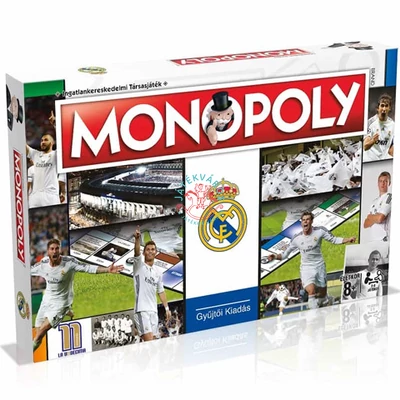 Real Madrid Monopoly társasjáték