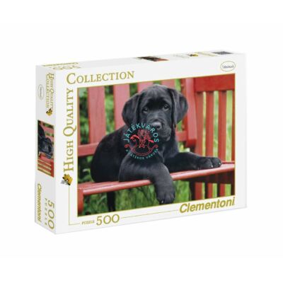 Clementoni 500 db puzzle Fekete kutya