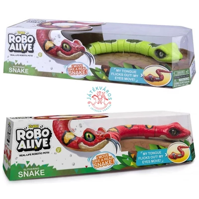 Robo Alive Robot Kígyó csak Piros szinben