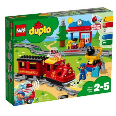 Lego DUPLO  Gőzmozdony vonat készlet 10874