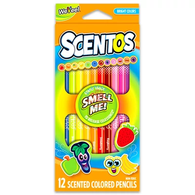 Scentos Illatos színes ceruza 12 db élénk színek