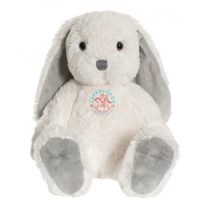 TEDDYKOMPANIET NINA 30 CM NYUSZI PLÜSS FEHÉR