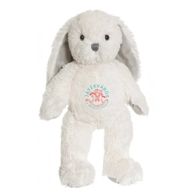 TEDDYKOMPANIET NINA 35 CM NYUSZI PLÜSS FEHÉR