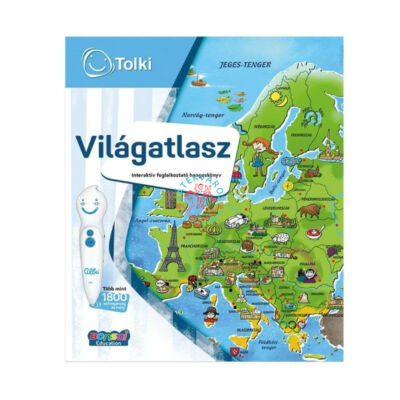 Tolki - világatlasz interaktív foglalkoztató hangoskönyv 