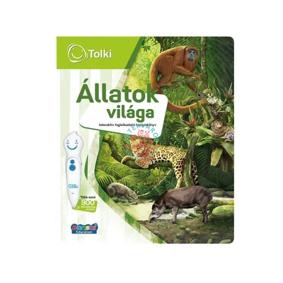 Tolki - állatok világa interaktív foglalkoztató hangoskönyv 