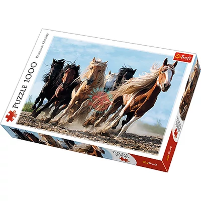 Vágtázó lovak - 1000 db-os puzzle - Trefl 