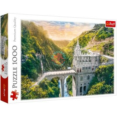 Las Lajas bazilika Kolumbia 1000 db-os puzzle -Trefl 