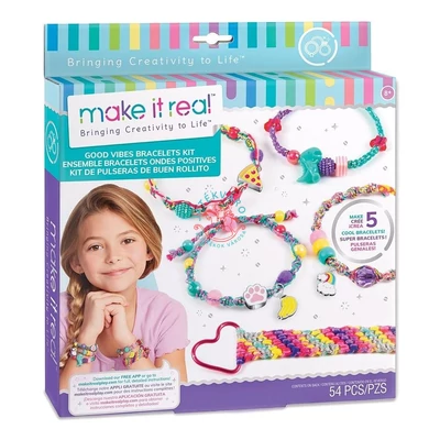 Make It Real Jó hangulatú csináld magad karkötők-ékszerkészítő szett
