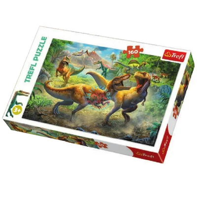 Harcoló dínók - 160 db-os puzzle - Trefl 