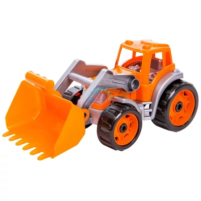 Műanyag traktor, munkagép 25 cm 