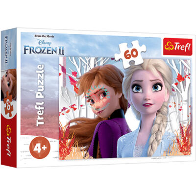 Jégvarázs, Frozen: Anna és Elsa varázslatos kalandjai 60 db-os puzzle - Trefl 