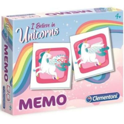 Vidám unicornisok memóriajáték - Clementoni