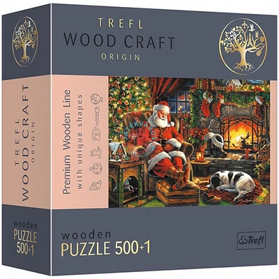 Karácsony este 500+1 db-os puzzle fából - Trefl 