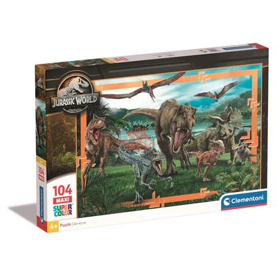 Jurassic World - 104 db-os maxi puzzle - Clementoni