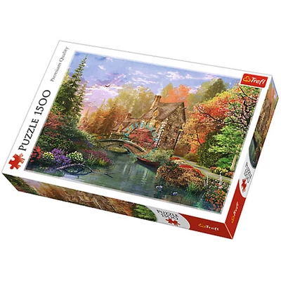 Ház a tónál 1500 db-os puzzle - Trefl 