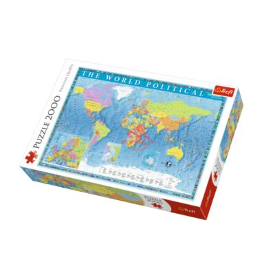 Trefl 2000 db-os Politikai világtérkép puzzle