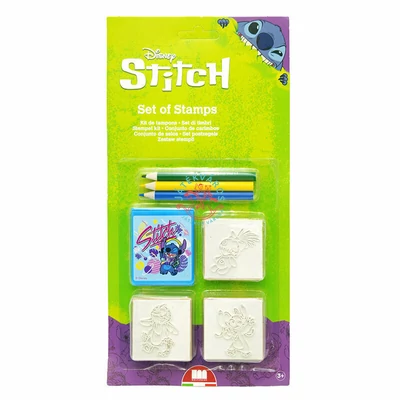 Stitch bélyegző, nyomda szett 