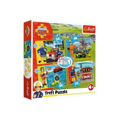 Sam a tűzoltó 3in1 puzzle - Trefl 