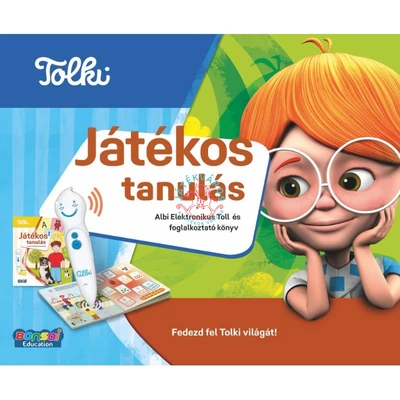 Tolki interaktív foglalkoztató hangoskönyv - Játékos tanulás  készlet,szett