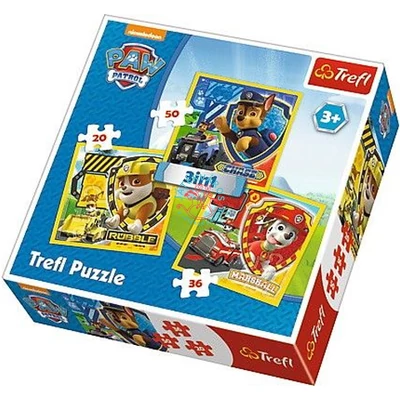 Mancs őrjárat 3 az 1-ben puzzle - Trefl 