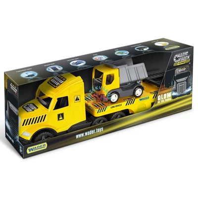 Wader Magic Truck Technic - kamion dömperrel Wader Magic Truck Technic - kamion dömperrel