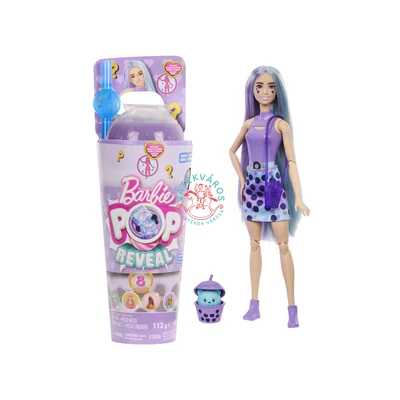 Barbie Slime Reveal illatos shaker sorozat baba - lila 