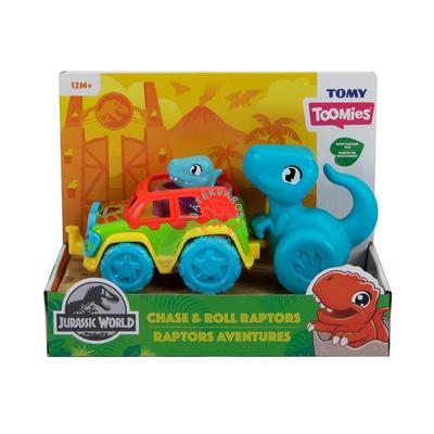 TOMY Toomies Dínó járgány, bébi játék 