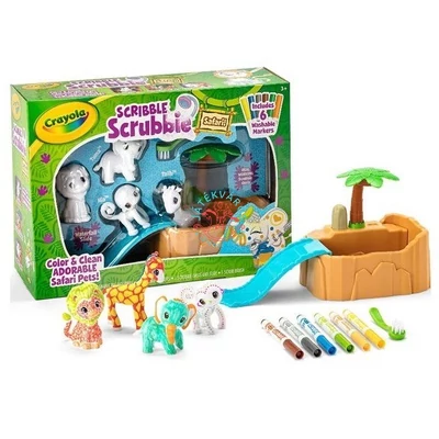Crayola kimosható állatkák - Szafari játékszett 