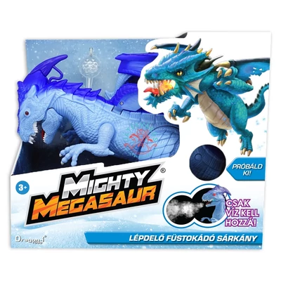 Dragon-i Hatalmas Megasaurus lépegető,füstöt okádó - Sárkány 40 cm 