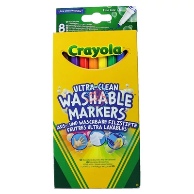 Crayola 8 darabos vékony lemosható filctoll