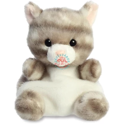 Palm Pals Silver Kitty csíkos szürke plüss cica 13 cm Aurora